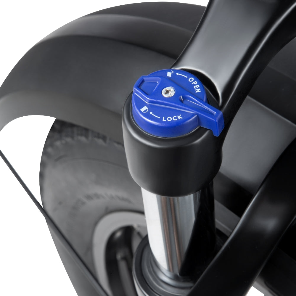 Bicicleta eléctrica DYU FF500 con neumáticos gordos