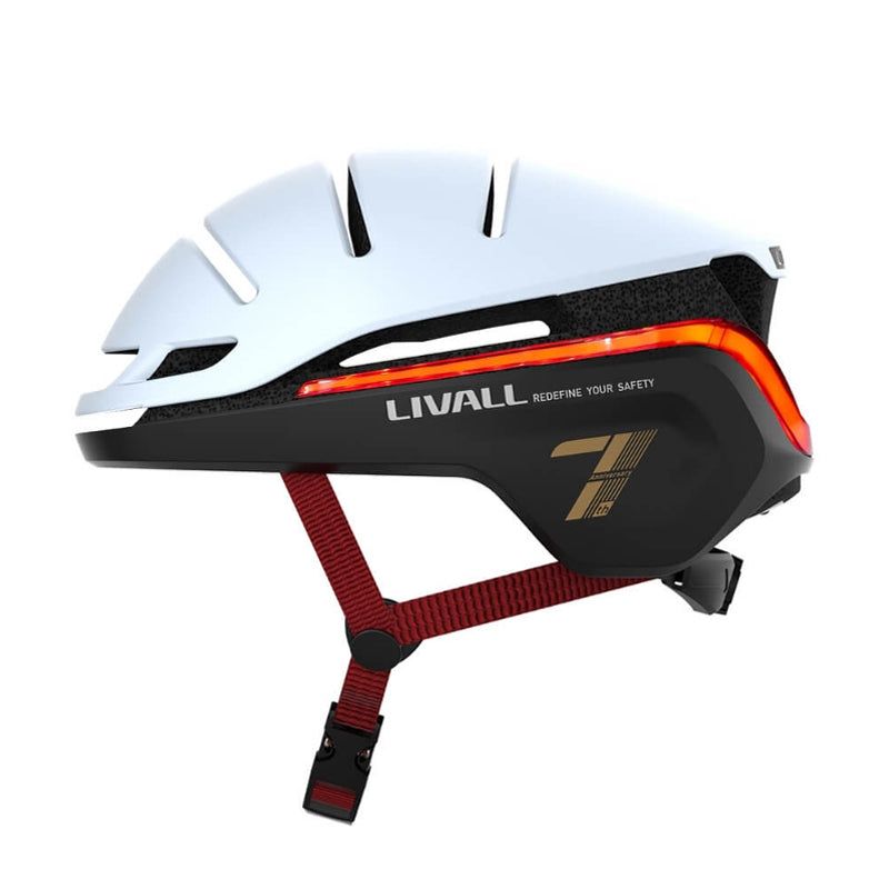Livall Evo21 Cycling Helmet - White