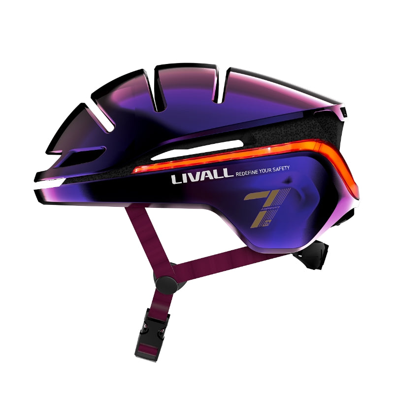 Livall Evo21 Cycling Helmet - Purple