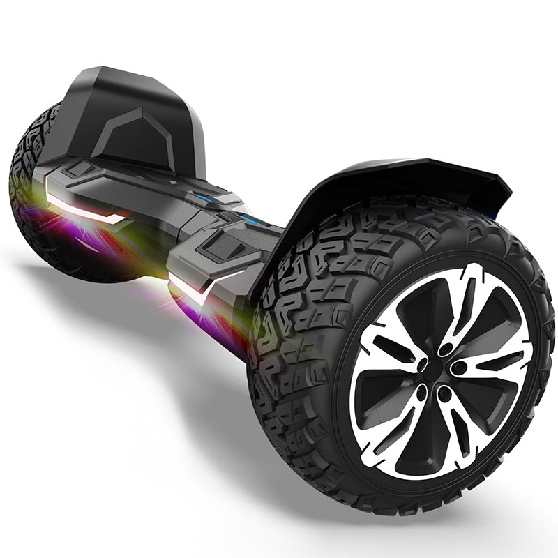 Gyroor G2 Warrior Hoverboard | Electric Skateboard - All Terrain Off Road | Kids | Black - Hyllux