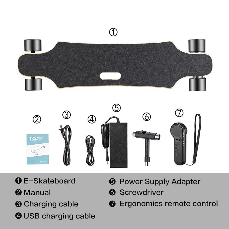 Hyllux | Woodment Strix Electric Skateboard | E-Skateboard