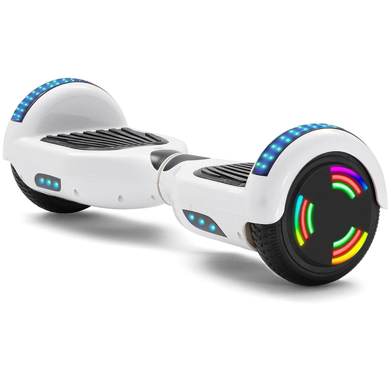 Hyllux Hoverboard Chrome 6.5" - White